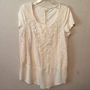 Anthropologie Meadow Rue Tunic Top